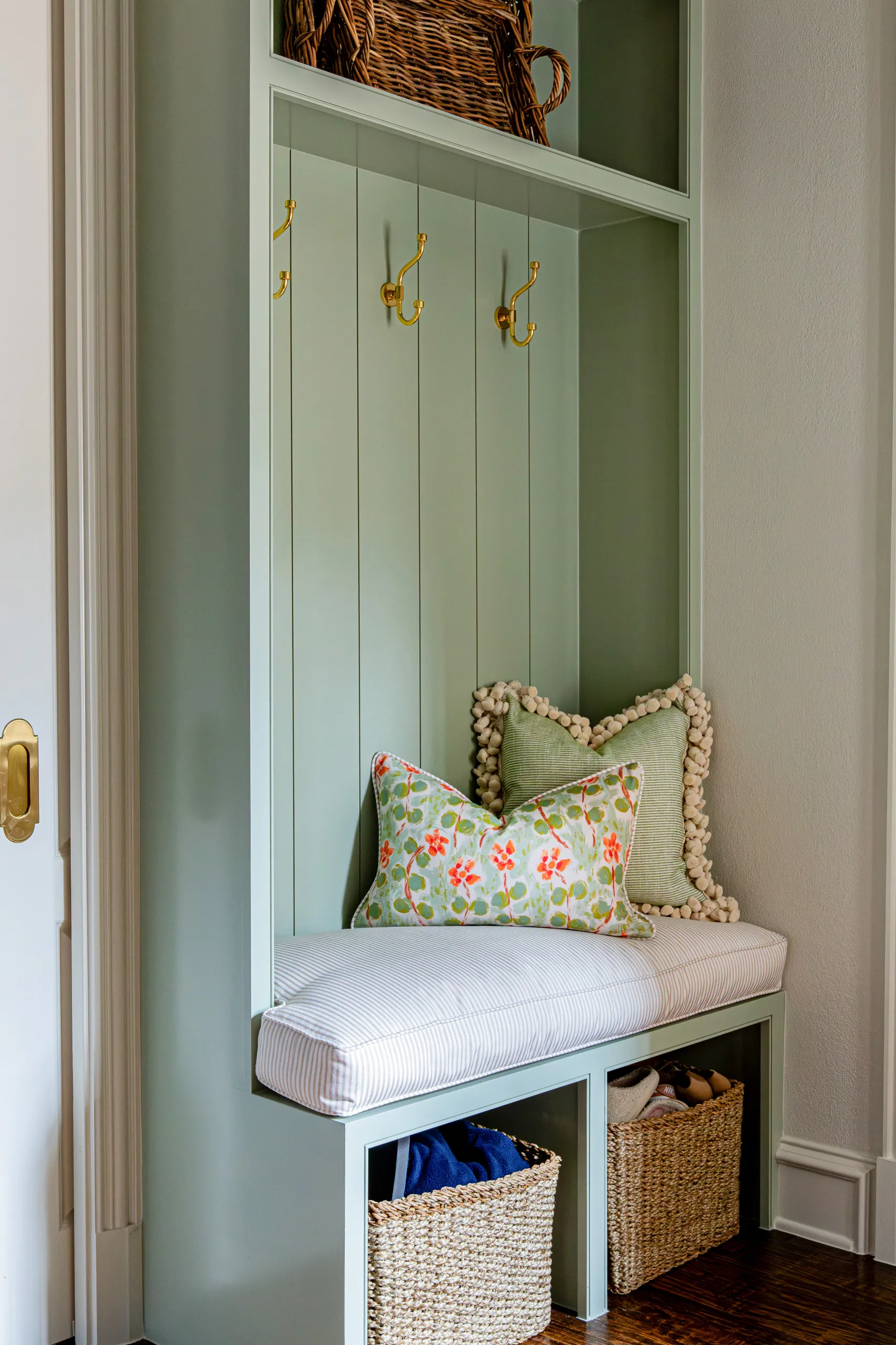 French Country Charm — Laundry Room and Mud Room Area — Laundry & Mud Room in Southlake, TX by Swanson Renovations