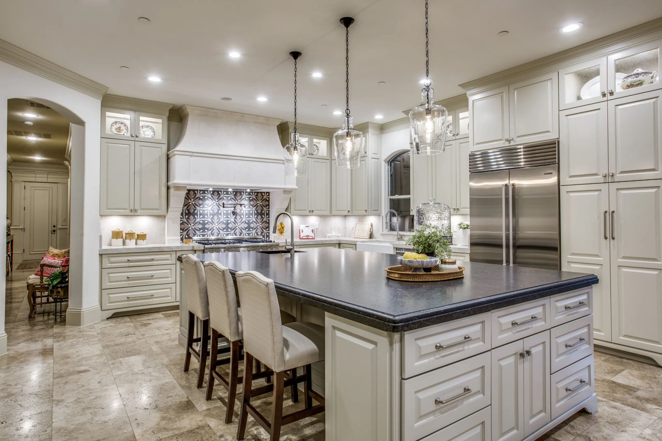 Cast Stone Kitchen — Kitchen Remodel in Southlake, TX by Swanson Renovations
