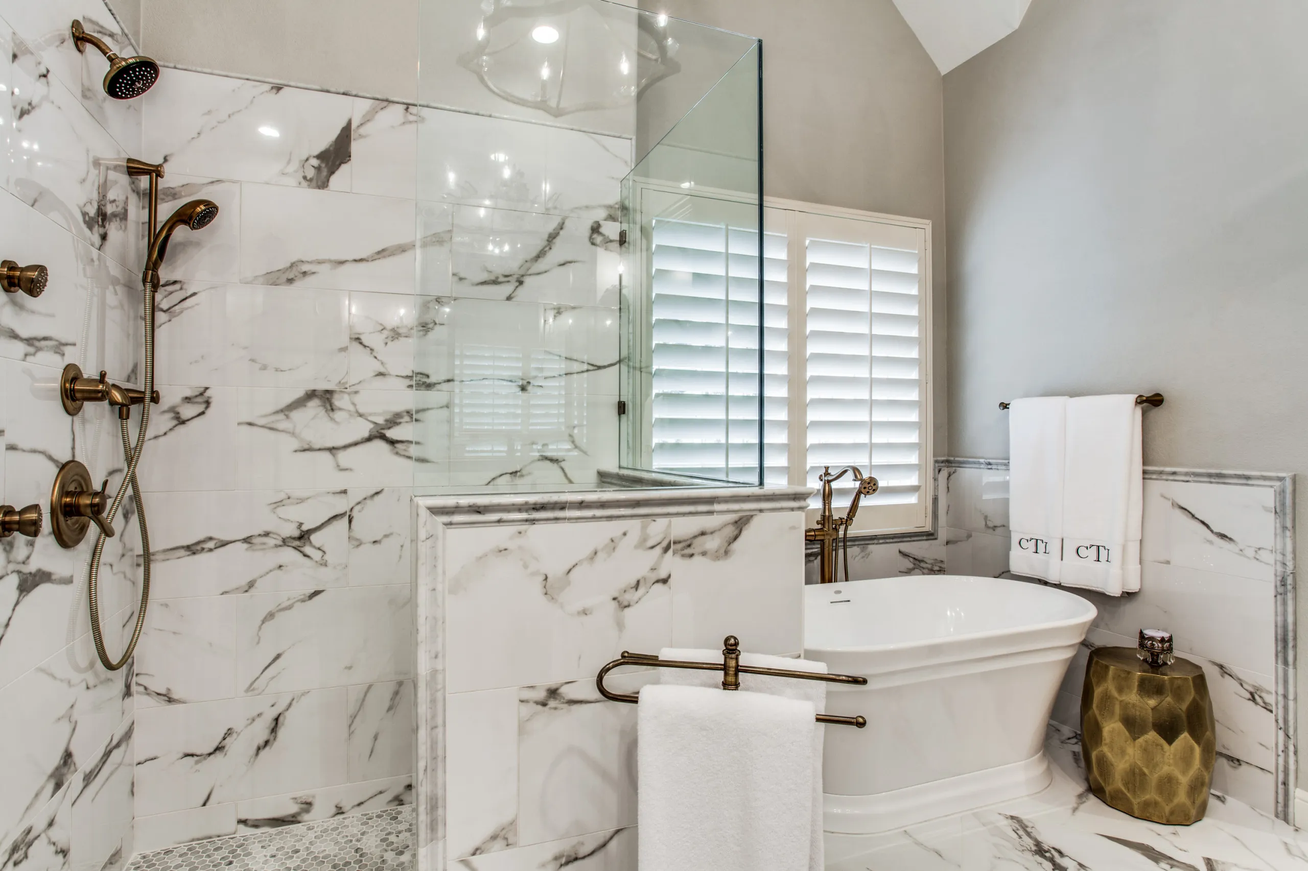 Southlake Gold Master Bath