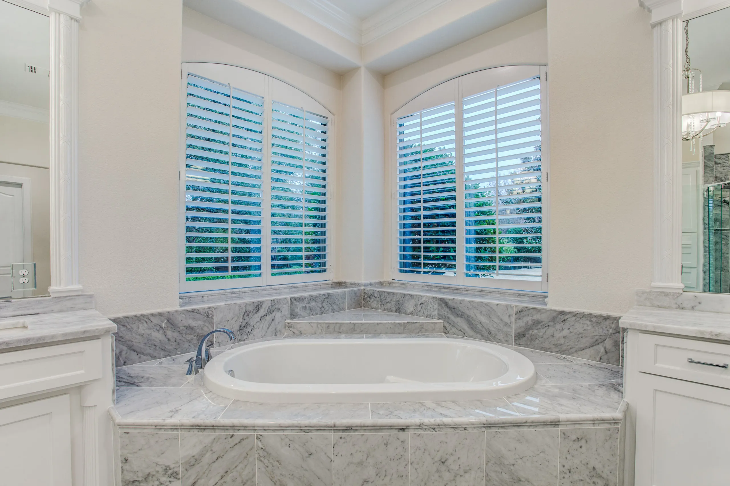 Marbled Master Bath