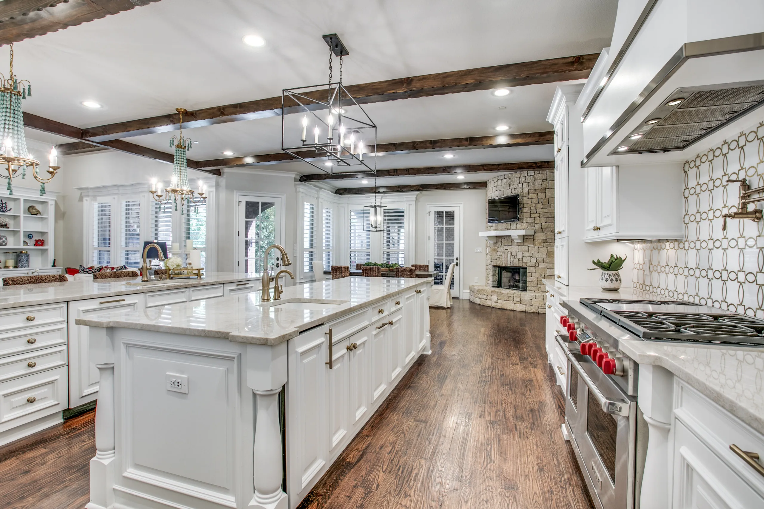 Taj Mahal Double Island Kitchen